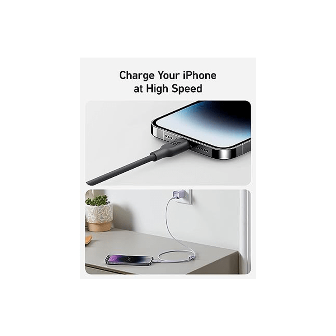 Anker 542 USB-C to Lightning 6ft Bio-Based Cable - Phantom Black in Qatar Anker 542 USB-C to Lightning 6ft Bio-Based Cable - Phantom Black in Qatar